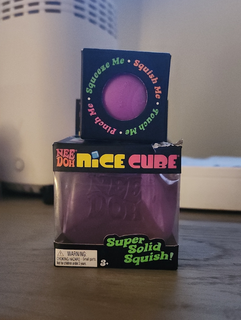 Nee Doh Nice Cube Squishy Toy - Purple